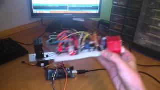 Arduino Wireless Servo Control MPU6050 + nRF24l01