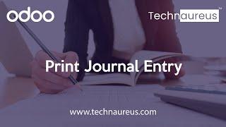 Odoo Journal Entry | Make Journal Entries In Odoo