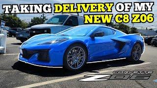 TAKING DELIVERY of my NEW C8 Corvette Z06! After YEARS Was It Worth the Wait?