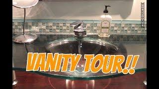 Vanity Tour / Where do I store my makeup hoard? PART 1 Skincare