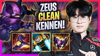 ZEUS IS SUPER CLEAN WITH KENNEN! - T1 Zeus Plays Kennen TOP vs Kayle! | Season 2024