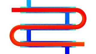 CFD Simulation - Double pipe heat exchanger - ANSYS FLUENT