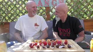 EPIC Pod tasting video! Peppers by Deathridge Peppers! Who's getting the jar of powder from this?!