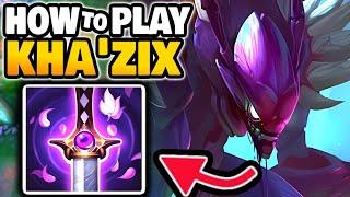How to play KHA'ZIX Jungle the SECRETS THEY don't want you to KNOW | 14.11