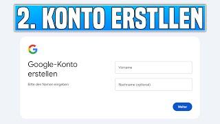 Zweites Google Konto erstellen | Zweite E-Mail Adresse erstellen