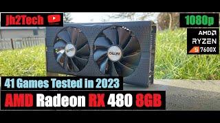 RX 480 8GB, best value GPU, only 60 Euro,  MEGA test in 41 Games with Ryzen 5 7600x