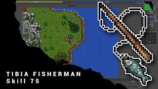 Tibia - Fishing Skill 75 | TOP 1 Solidera Rookgaard