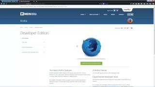 Switching to Firefox Developer Edition
