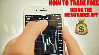 How to Trade Forex Using MetaTrader 4. Make Money From Your Phone! MT4 Walkthrough.