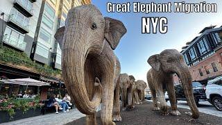 Great Elephant Migration tour! Meatpacking District, NYC!