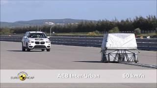 2015- 2016 BMW X1  - Autonomous Emergency Braking -AEB Test