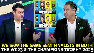 We saw the same semi finalists in both the WC23 & the Champions Trophy 2025 | #SAvENG | ZA1K