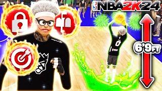 THE 6'9 DEMIGOD HAS RETURNED ON NBA2K24!! BEST NEW 1V1 BUILD????