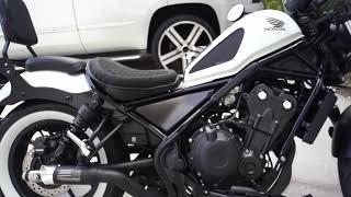 Honda Rebel 500 Stock Exhaust vs Coffman Thunder Exhaust