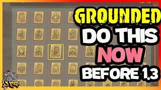 GROUNDED 5 Things You Must Do Before Update 1.3 Releases! Make It And Break It Update