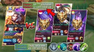 WiLSON VS Mythical Immortal Players in NEW Season!! | INTENSE Lancelot Match! - MLBB