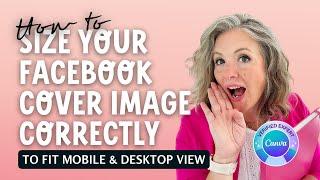 How to size your Facebook group cover image correctly to fit mobile and desktop view