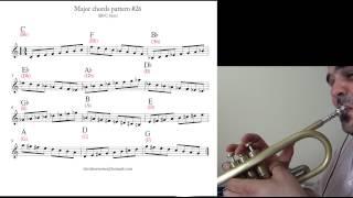 Major scales trumpet progression (25-26-27)