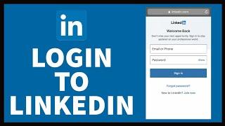How to Login to LinkedIn Account? Sign In LinkedIn Tutorial
