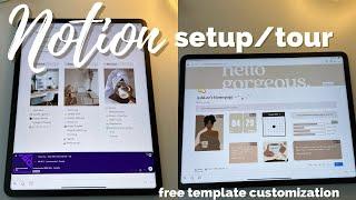 HOW TO USE NOTION | Easy Notion Setup for Beginners | free templates | Customization | Productivity