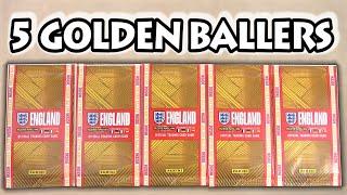 Opening 5 Panini ADRENALYN XL 2024 ENGLAND Golden Baller Packs | *NEW* GOLDEN BALLER In Every Pack