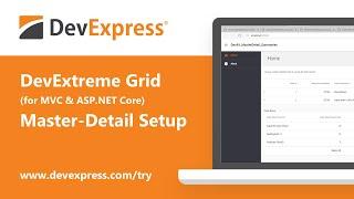 DevExtreme Grid for ASP.NET Core:   Master-Detail Setup