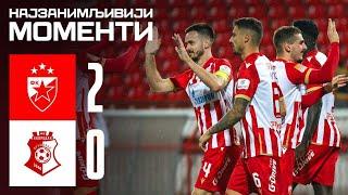 Crvena zvezda - Napredak 2:0, highlights