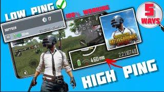 How To Fix PUBG Mobile High Ping & Lag Issue on Android | Reduce high Ping in BGMI