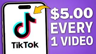 Earn $5 for Every TikTok Video Watched - Make Money Online