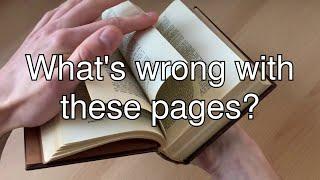 Uncut Books: Why are some pages bound together?