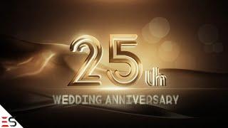 25th Wedding Anniversary 2022 - Download After Effects Template/Project