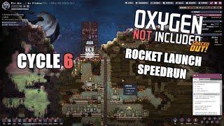 Oxygen Not Included Rocket launch Speedrun in 6 cycles - Spaced Out Whatta Blast Update