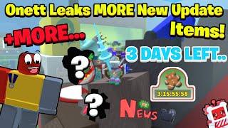 3 DAYS LEFT... Onett Leaks MORE New Update Items! [BSS NEWS] (Bee Swarm Simulator)