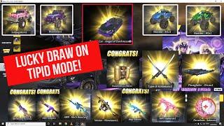 LUCKY DRAW COMPILATION! VIP GUN SKIN, CAR SKIN IN TIPID MODE PACK![RULES OF SUVIVAL SKINS] #DreamBIG