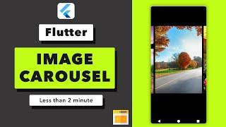 How to create image carousel slider in Flutter - Easy Method | Tutorial