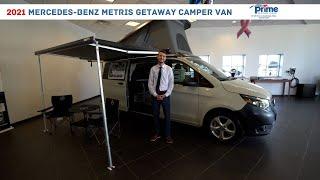 2021 Mercedes-Benz Metris Getaway Camper Van | Video tour with Spencer