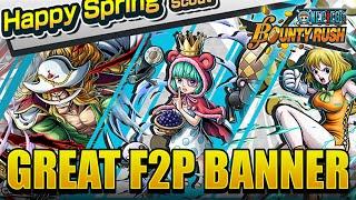Happy Spring Scout Summons | 90 RDS + 4x GUARANTEED TICKET | ONE PIECE Bounty Rush
