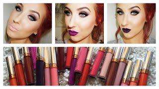 Anastasia Of Beverly Hills Liquid Lipstick Lip Swatches & Review | Jaclyn Hill