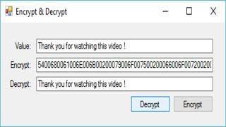 C# Tutorial - Encrypt and Decrypt a string (the easy way) | FoxLearn