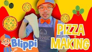 Blippi Learns How To Cook Pizza! | Kids TV Show | Cooking Food | Educational Videos for Kids