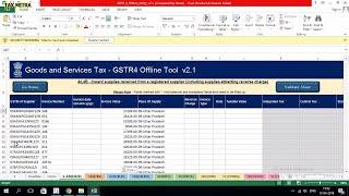 GSTR 4 WITH THE HELP OF TALLY INCLUDE INTERSTATE PURCHASE