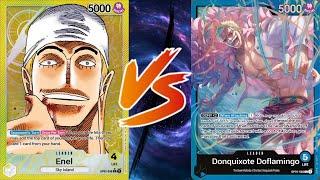 One Piece FLAGSHIP BATTLE: Enel vs Doflamingo (OP-9 Meta)