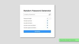 How to Make a Random Password Generator in JavaScript