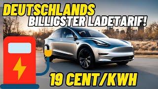 Deutschlands günstigster Ladetarif: 19 Cent/KWh! So macht E-Auto fahren Spaß 