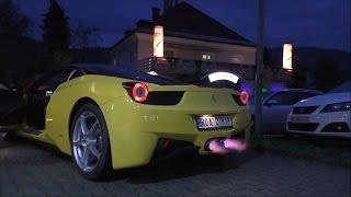 Ferrari 458 Italia clear its throat w/ ARMYTRIX Decat Titanium Exhaust