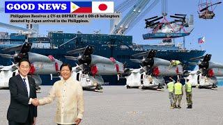 Good News! 4 V-22 Osprey helicopters donated by the Japanese Government arrived in the Philippines