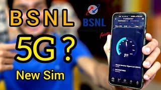 Bsnl 5G Sim ? 100 Mbps Speed Test | New BSNL Sim Card | BSNL Internet Setting For Fast Internet