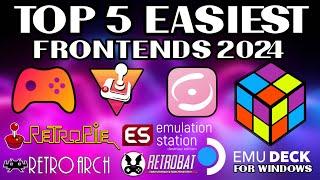 Top 5 Easiest Emulator Frontends For Retro Gaming EVER 2024 #batocera #retrobat #retroarch