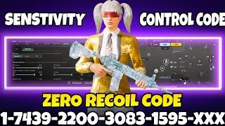 BGMI 3.5 UPDATE SENSITIVITY CODE | BGMI BEST SENSITIVITY SETTINGS | BGMI ZERO RECOIL SENSITIVITY