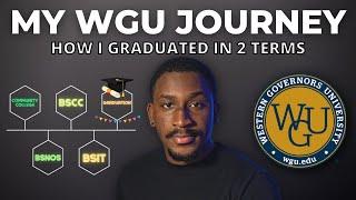 My WGU Journey - How I Graduated In 2 Terms: BSNOS to BSCC to BSIT